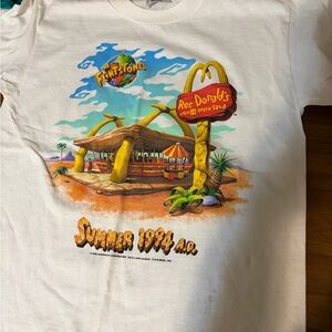 Vintage Flintstones White Kids T-Shirt